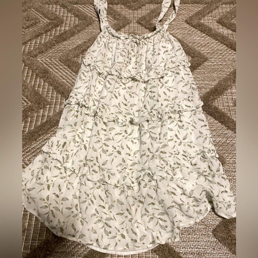 forever 21 flowy flower print dress